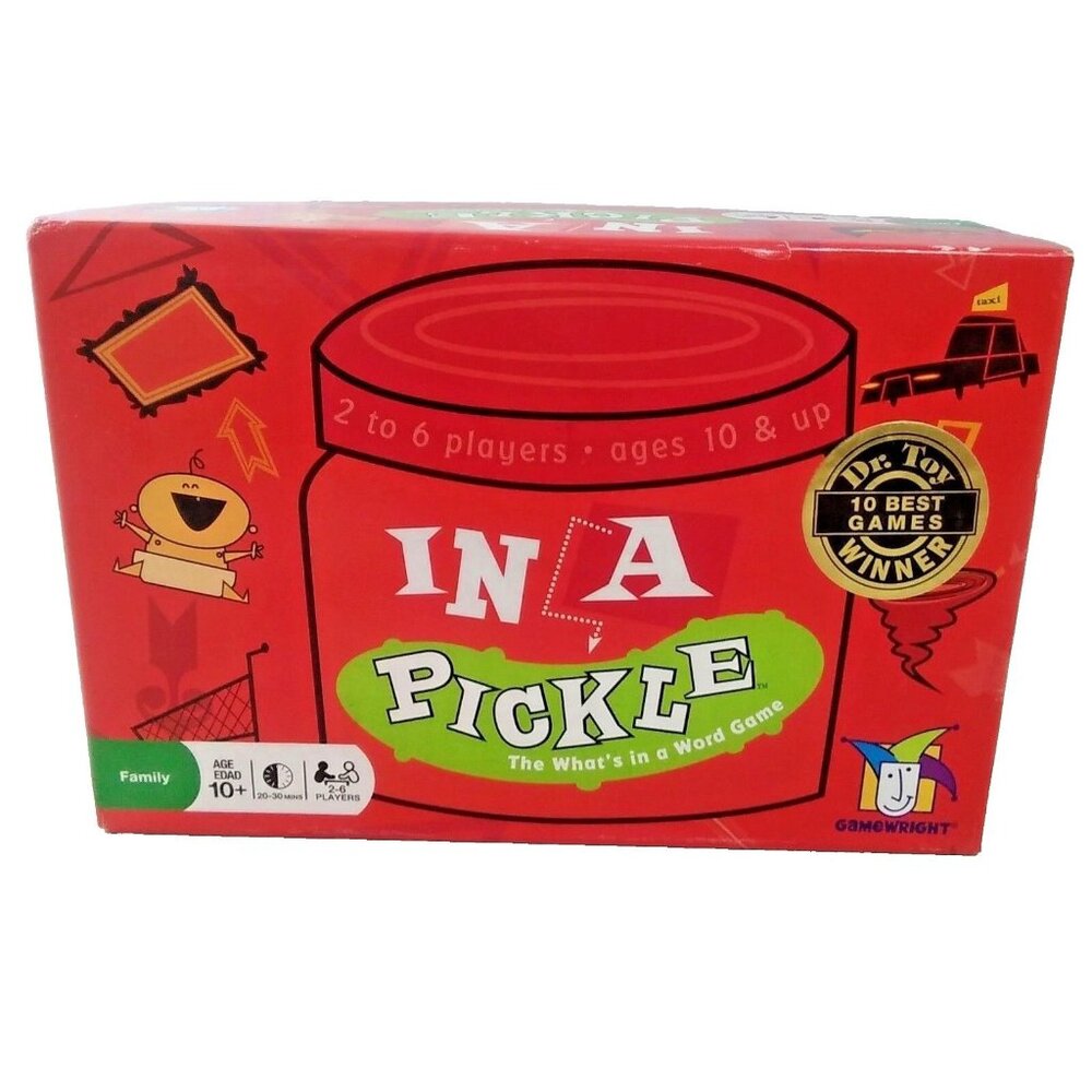 Gamewright In a Pickle Card Game The Whats in a Word Game Family